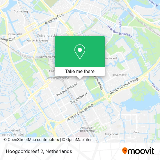 Hoogoorddreef 2 map