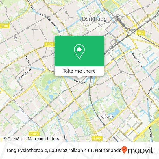 Tang Fysiotherapie, Lau Mazirellaan 411 map