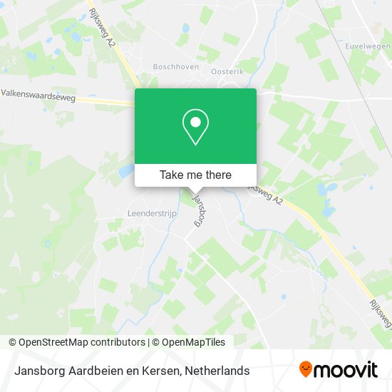 Jansborg Aardbeien en Kersen Karte