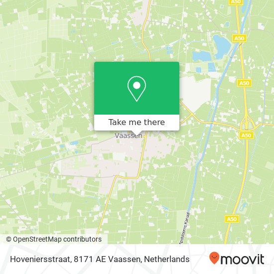 Hoveniersstraat, 8171 AE Vaassen map