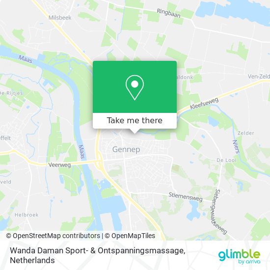 Wanda Daman Sport- & Ontspanningsmassage map