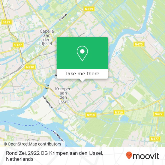 Rond Zei, 2922 DG Krimpen aan den IJssel map