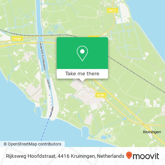 Rijksweg Hoofdstraat, 4416 Kruiningen Karte