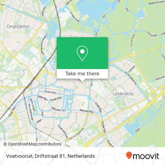 Voetvooruit, Driftstraat 81 map