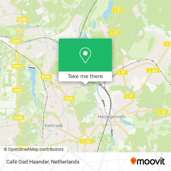 Café Oad Haander map