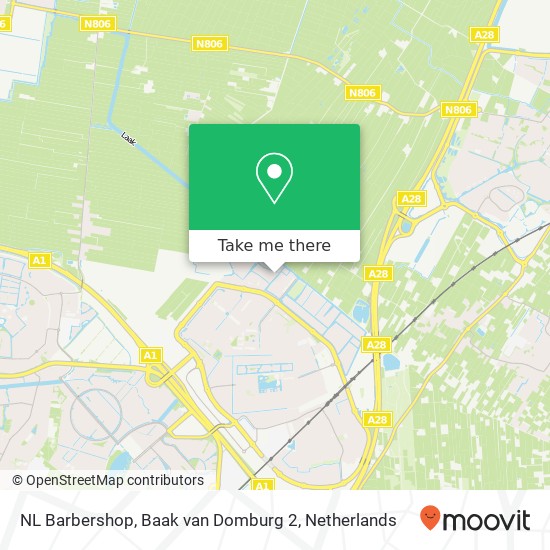 NL Barbershop, Baak van Domburg 2 map