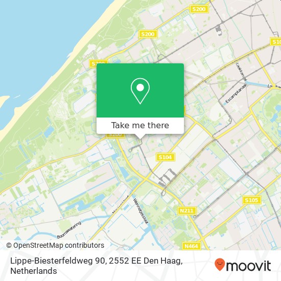 Lippe-Biesterfeldweg 90, 2552 EE Den Haag map