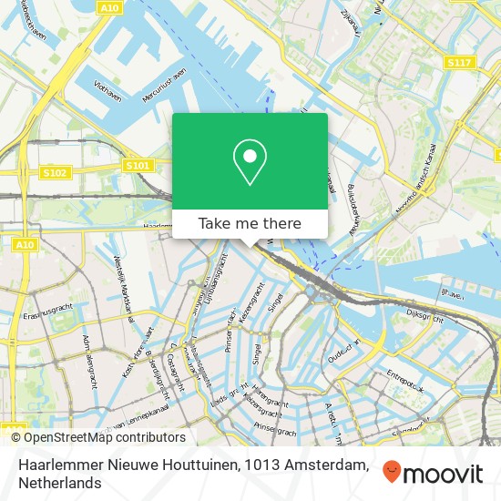 Haarlemmer Nieuwe Houttuinen, 1013 Amsterdam Karte