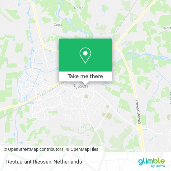 Restaurant Riessen map