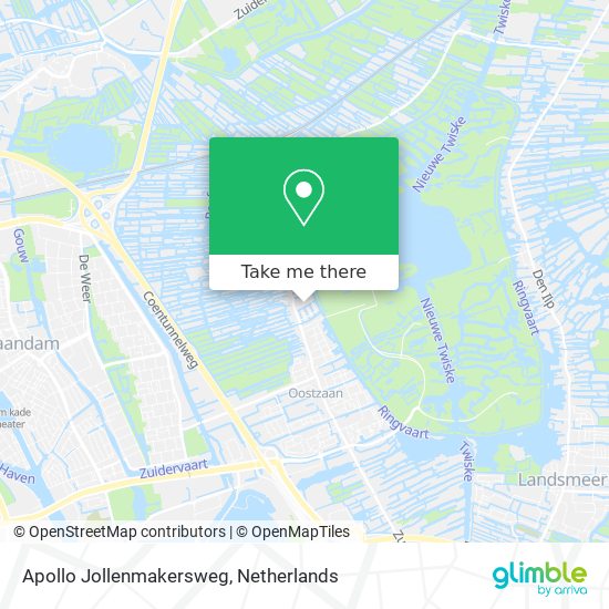 Apollo Jollenmakersweg map