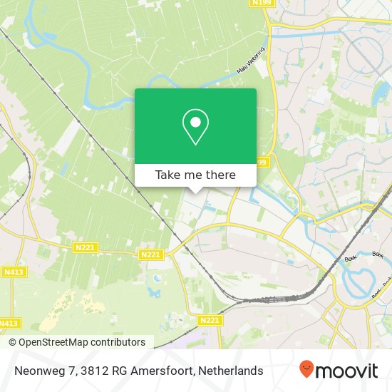 Neonweg 7, 3812 RG Amersfoort map