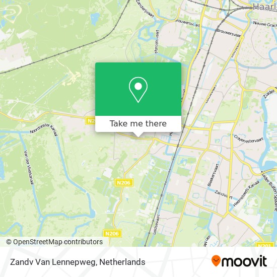 Zandv Van Lennepweg map