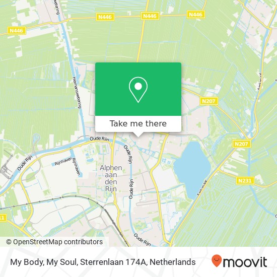 My Body, My Soul, Sterrenlaan 174A map