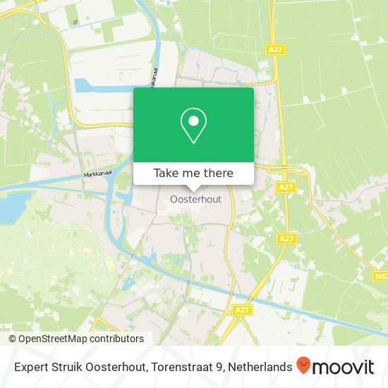 Expert Struik Oosterhout, Torenstraat 9 Karte