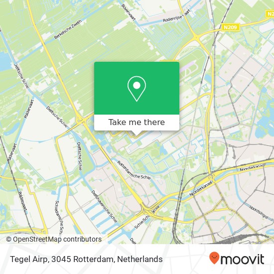 Tegel Airp, 3045 Rotterdam map
