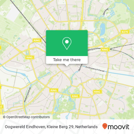 Oogwereld Eindhoven, Kleine Berg 29 map