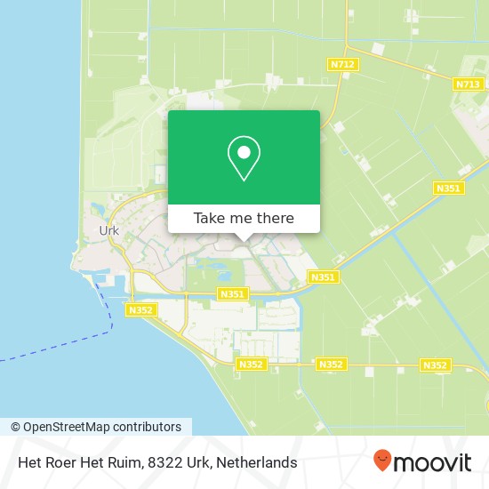 Het Roer Het Ruim, 8322 Urk map