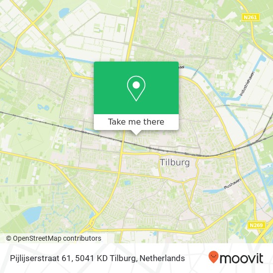Pijlijserstraat 61, 5041 KD Tilburg map