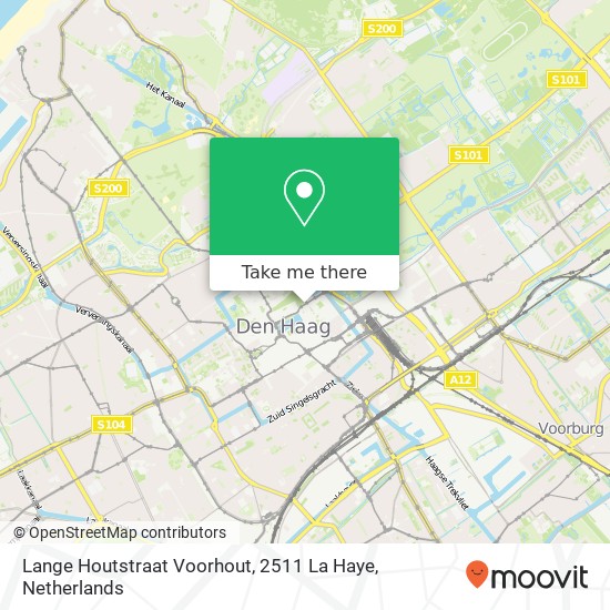 Lange Houtstraat Voorhout, 2511 La Haye Karte