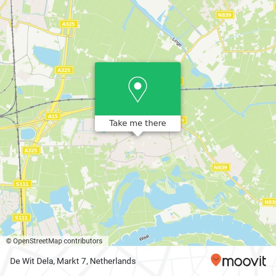 De Wit Dela, Markt 7 map