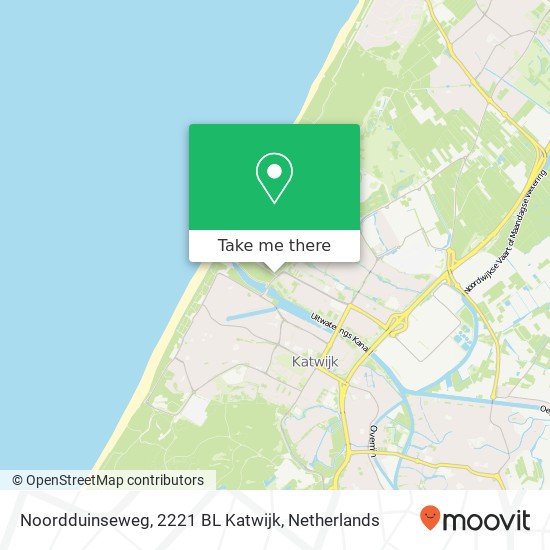 Noordduinseweg, 2221 BL Katwijk Karte