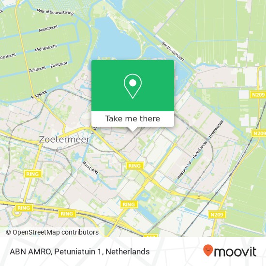 ABN AMRO, Petuniatuin 1 map