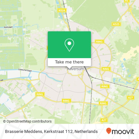 Brasserie Meddens, Kerkstraat 112 Karte