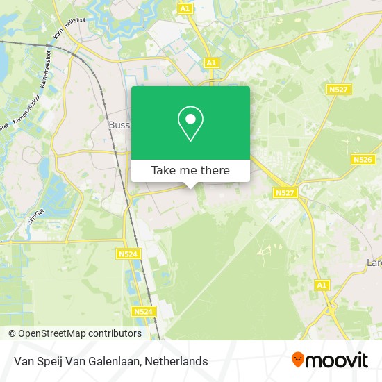 Van Speij Van Galenlaan map