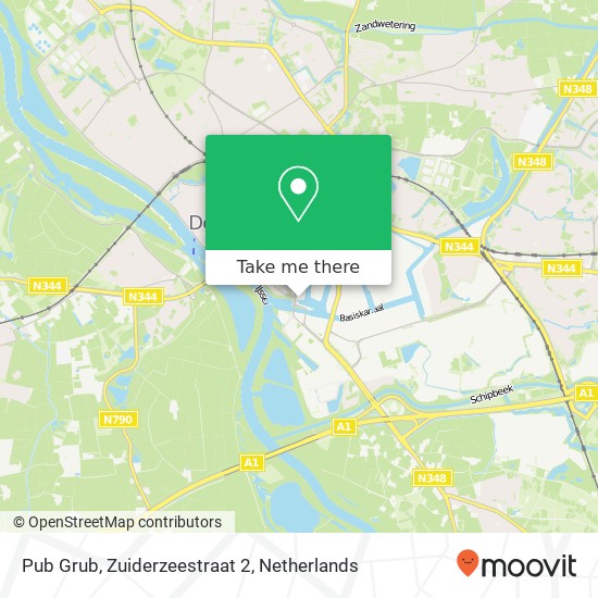 Pub Grub, Zuiderzeestraat 2 map