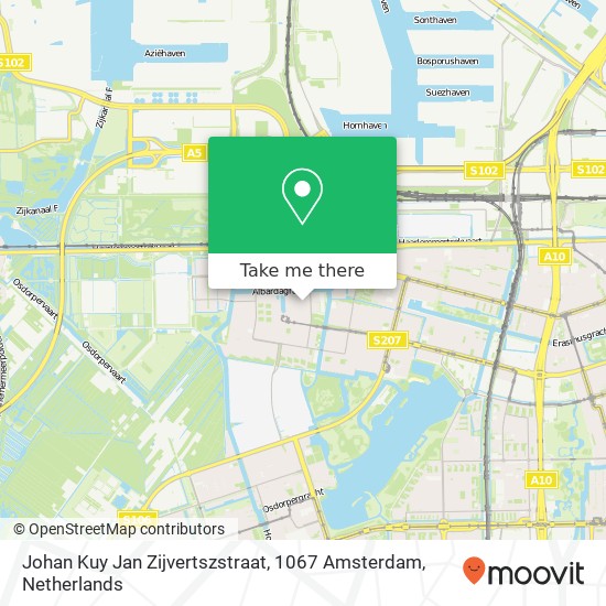 Johan Kuy Jan Zijvertszstraat, 1067 Amsterdam Karte