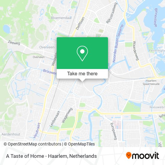 A Taste of Home - Haarlem map