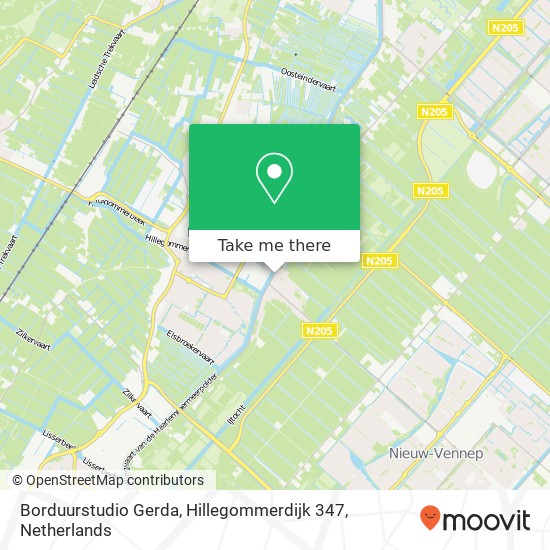 Borduurstudio Gerda, Hillegommerdijk 347 map