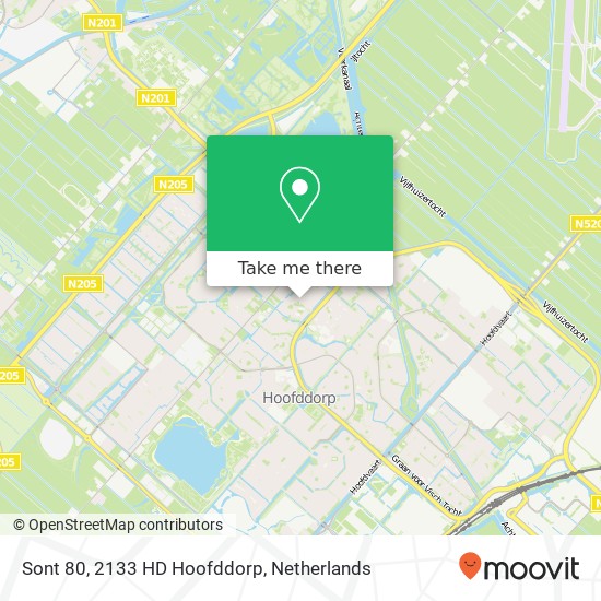 Sont 80, 2133 HD Hoofddorp map