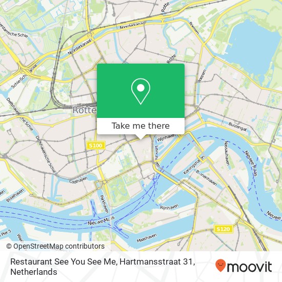 Restaurant See You See Me, Hartmansstraat 31 map