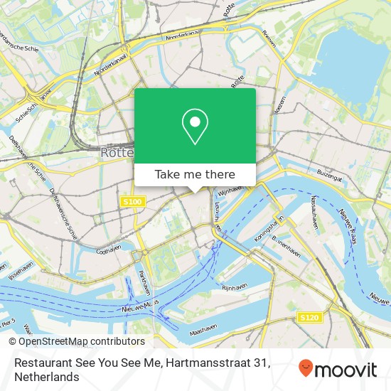 Restaurant See You See Me, Hartmansstraat 31 Karte