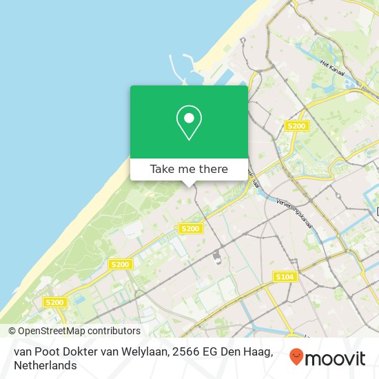 van Poot Dokter van Welylaan, 2566 EG Den Haag map