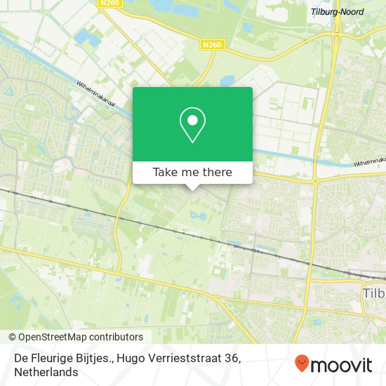 De Fleurige Bijtjes., Hugo Verrieststraat 36 map