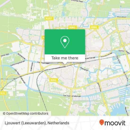 Ljouwert (Leeuwarden) Karte