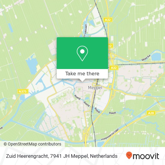 Zuid Heerengracht, 7941 JH Meppel Karte