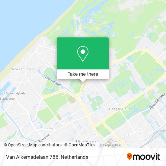 Van Alkemadelaan 786 map