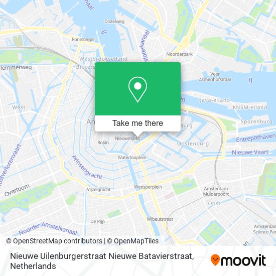 Nieuwe Uilenburgerstraat Nieuwe Batavierstraat Karte