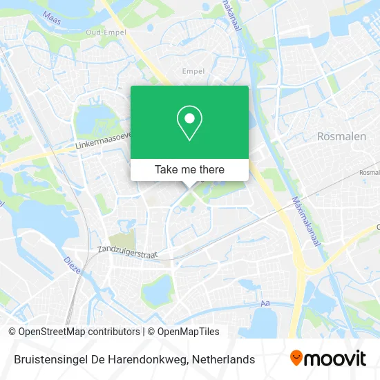 Bruistensingel De Harendonkweg map