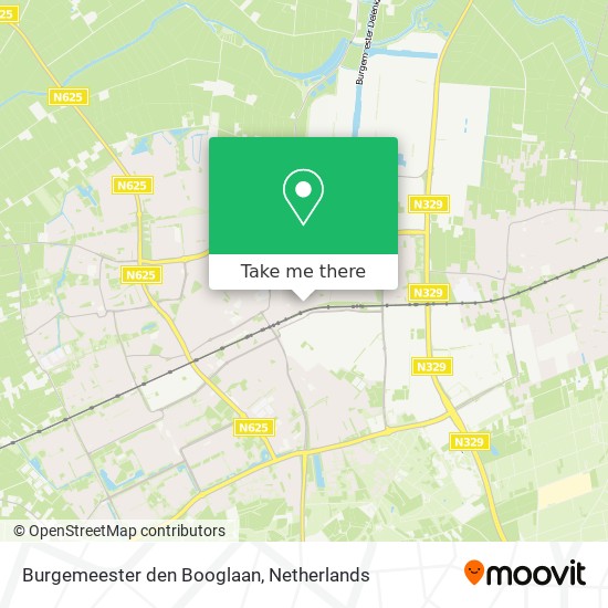 Burgemeester den Booglaan map