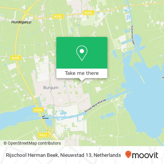 Rijschool Herman Beek, Nieuwstad 13 map