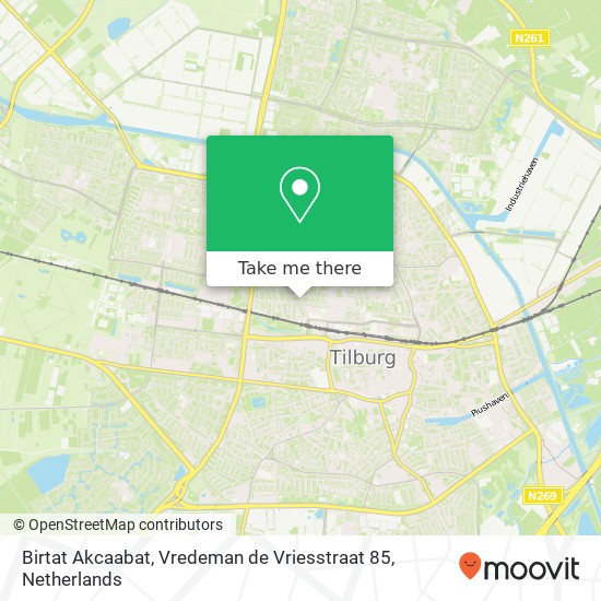 Birtat Akcaabat, Vredeman de Vriesstraat 85 map