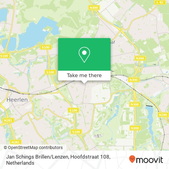 Jan Schings Brillen / Lenzen, Hoofdstraat 108 map