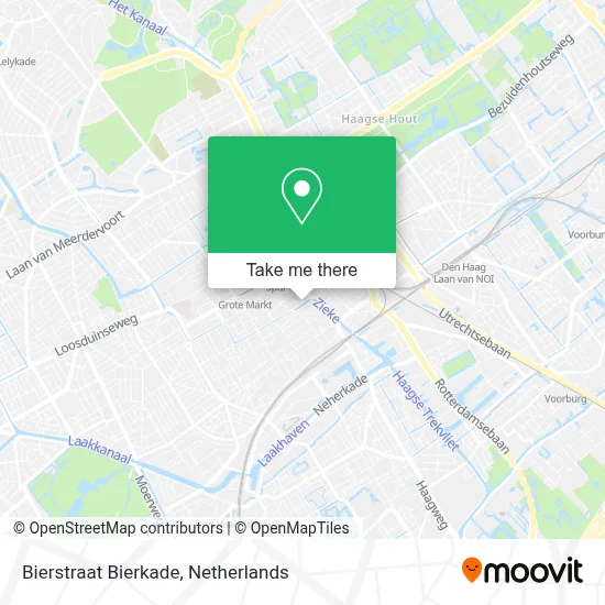 Bierstraat Bierkade map