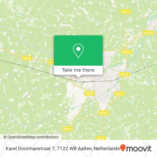 Karel Doormanstraat 7, 7122 WB Aalten map