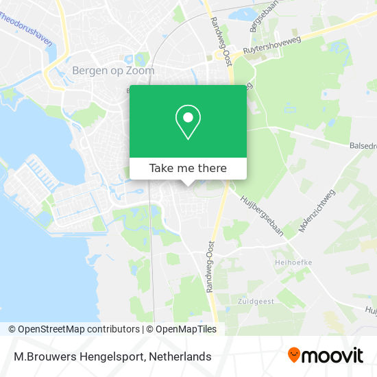How to get to M.Brouwers Hengelsport in Bergen Op Zoom Bus, or Metro?