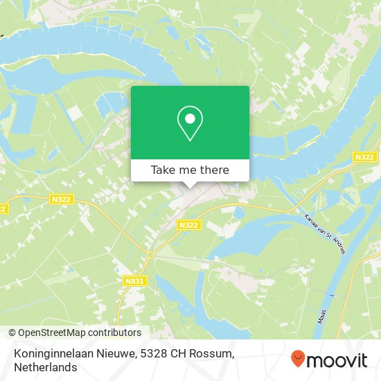 Koninginnelaan Nieuwe, 5328 CH Rossum map